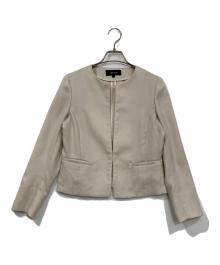 UNTITLED（アンタイトル）の古着「ノーカラージャケット」｜ベージュ