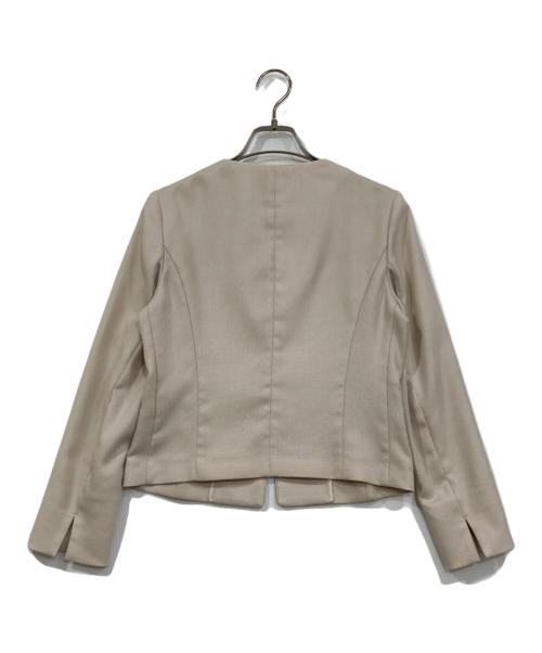 UNTITLED（アンタイトル）UNTITLED (アンタイトル) ノーカラージャケット ベージュ サイズ:1の古着・服飾アイテム