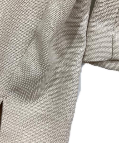 UNTITLED（アンタイトル）UNTITLED (アンタイトル) ノーカラージャケット ベージュ サイズ:1の古着・服飾アイテム