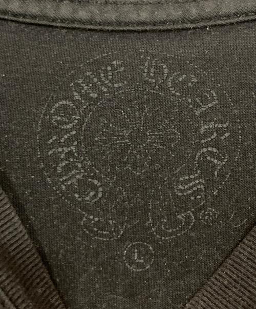 CHROME HEARTS（クロムハーツ）CHROME HEARTS (クロムハーツ) グリーンセメタリークロスロングTシャツ ブラック サイズ:Lの古着・服飾アイテム