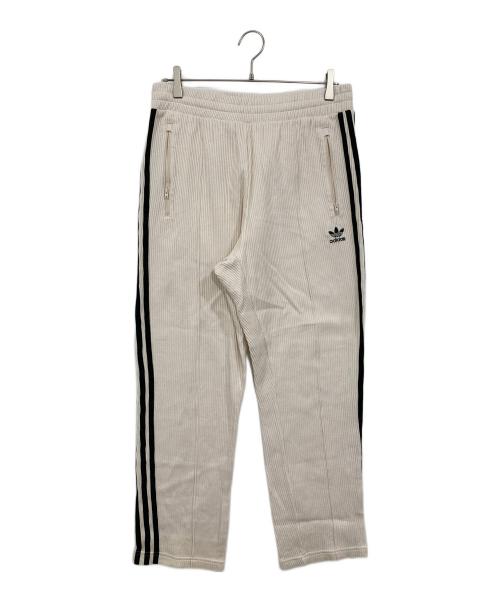 adidas（アディダス）adidas (アディダス) ワッフル ベッケンバウアー トラックパンツ アイボリー サイズ:XLの古着・服飾アイテム