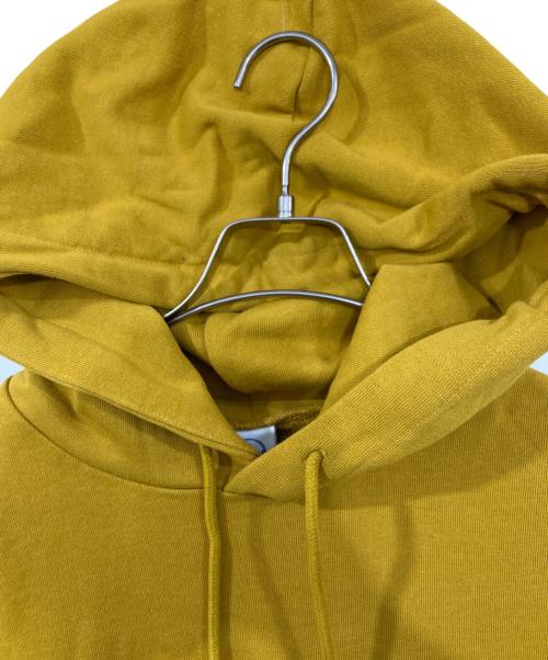 KEBOZ（ケボズ）KEBOZ (ケボズ) バッグ刺繍ロゴパーカー イエロー サイズ:Lの古着・服飾アイテム