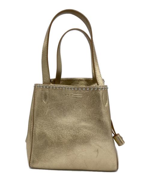 J&M DAVIDSON（ジェイ＆エム デヴィッドソン）J&M DAVIDSON (ジェイ＆エム デヴィッドソン) 2WAYバッグ ゴールドの古着・服飾アイテム