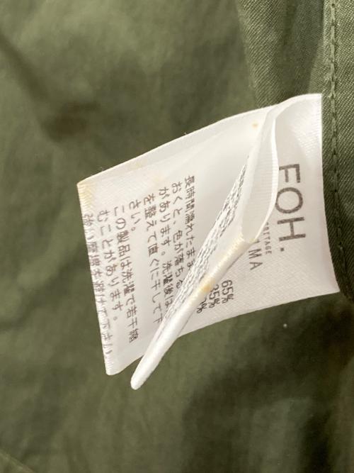 FOH.（エフオーエイチ）FOH. (エフオーエイチ) ミリタリーライトアウター カーキ サイズ:3の古着・服飾アイテム