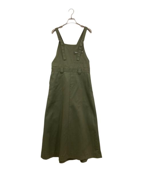 Dickies（ディッキーズ）Dickies (ディッキーズ) BAYFLOW (ベイフロー) ジャンパースカート カーキ サイズ:Ⅿの古着・服飾アイテム