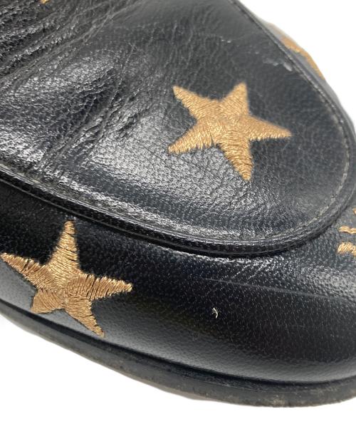 GUCCI（グッチ）GUCCI (グッチ) ビー刺繍ホースビットローファー ブラック サイズ:37の古着・服飾アイテム