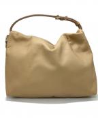 gem by russetジェムバイラシット）の古着「レザーワンハンドルバッグ」｜ベージュ