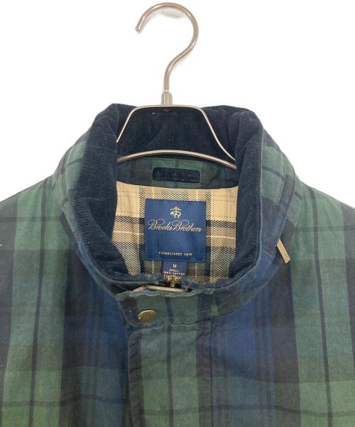 BROOKS BROTHERS（ブルックスブラザーズ）BROOKS BROTHERS (ブルックスブラザーズ) チェックオイルドコート ネイビー サイズ:Ⅿの古着・服飾アイテム