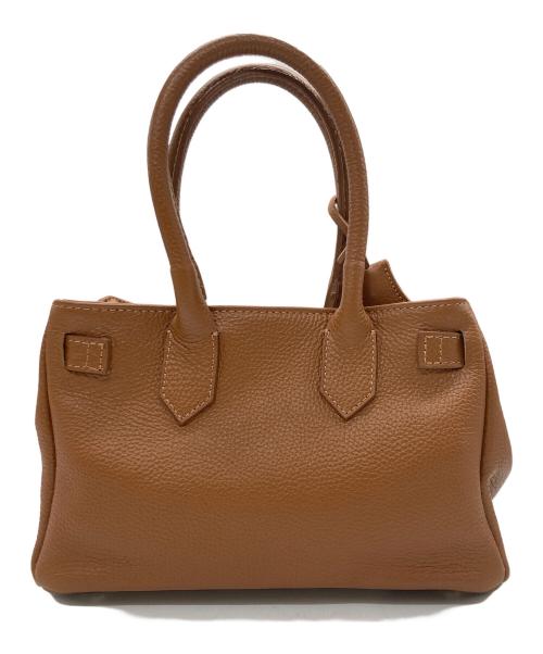 AULENTTI（オウレンティ）AULENTTI (オウレンティ) ベルト付きレザー MIDI BAG ブラウンの古着・服飾アイテム