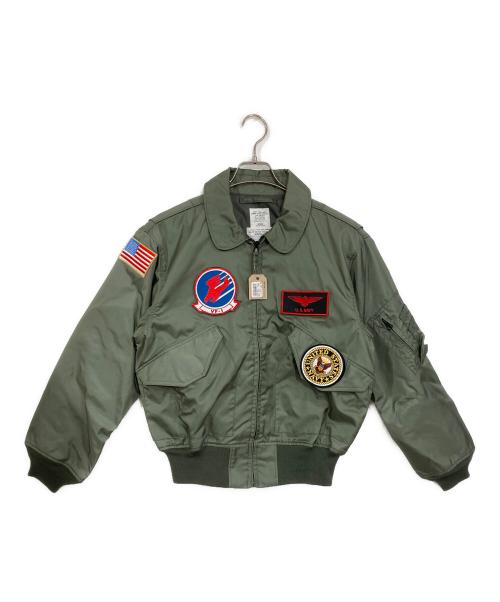 HOUSTON（ヒューストン）HOUSTON (ヒューストン) CWU-36Pフライトジャケット カーキ サイズ:Ⅿの古着・服飾アイテム