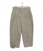 Porter Classicポータークラシック）の古着「コーデュロイパンツ」｜アイボリー