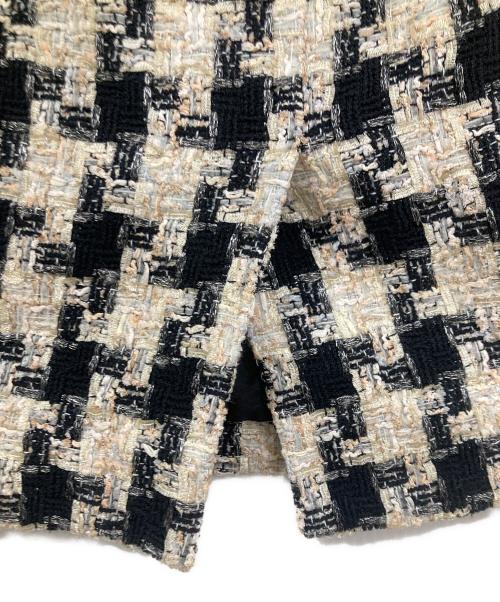 CHANEL（シャネル）CHANEL (シャネル) 04AWツイードスカート ホワイト×ブラック サイズ:36の古着・服飾アイテム