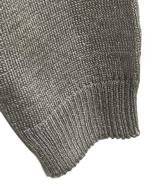 D&G DOLCE & GABBANA（ディーアンドジー ドルチェ＆ガッバーナ）D&G DOLCE & GABBANA (ディーアンドジー ドルチェ＆ガッバーナ) スパンコールラメカーディガン シルバー サイズ:Sの古着・服飾アイテム