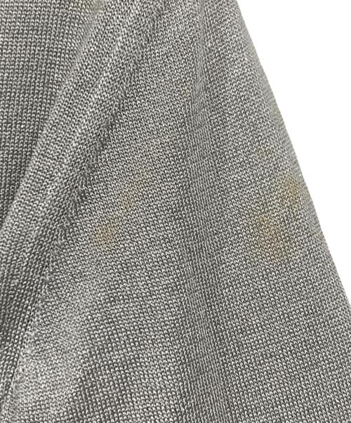 D&G DOLCE & GABBANA（ディーアンドジー ドルチェ＆ガッバーナ）D&G DOLCE & GABBANA (ディーアンドジー ドルチェ＆ガッバーナ) スパンコールラメカーディガン シルバー サイズ:Sの古着・服飾アイテム