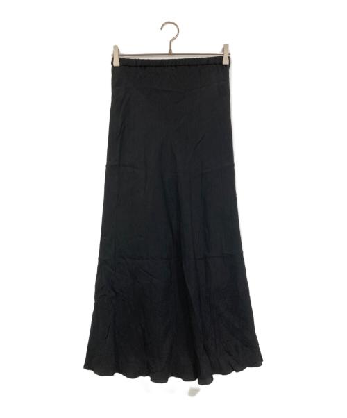 RIVE DROITE（リヴドロワ）RIVE DROITE (リヴドロワ) キュプラバイアススカート ブラック サイズ:36の古着・服飾アイテム