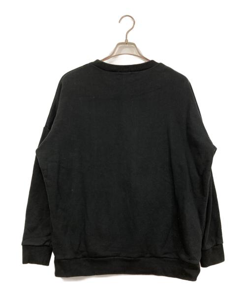 CLANE HOMME（クラネ オム）CLANE HOMME (クラネ オム) フラワープリントスウェット ブラック サイズ:2の古着・服飾アイテム