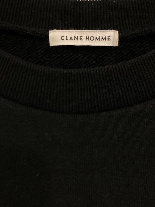 CLANE HOMME（クラネ オム）CLANE HOMME (クラネ オム) フラワープリントスウェット ブラック サイズ:2の古着・服飾アイテム