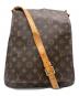 LOUIS VUITTON（ルイ ヴィトン）の古着「ショルダーバッグ/ミュゼット/モノグラム」｜ブラウン