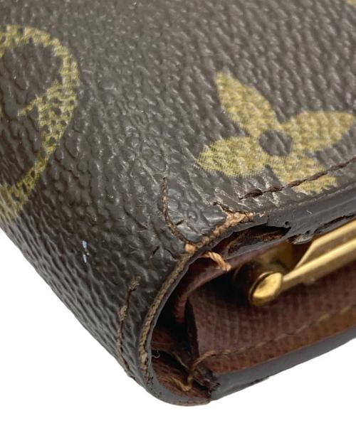 LOUIS VUITTON（ルイ ヴィトン）LOUIS VUITTON (ルイ ヴィトン) がま口財布 ブラウンの古着・服飾アイテム