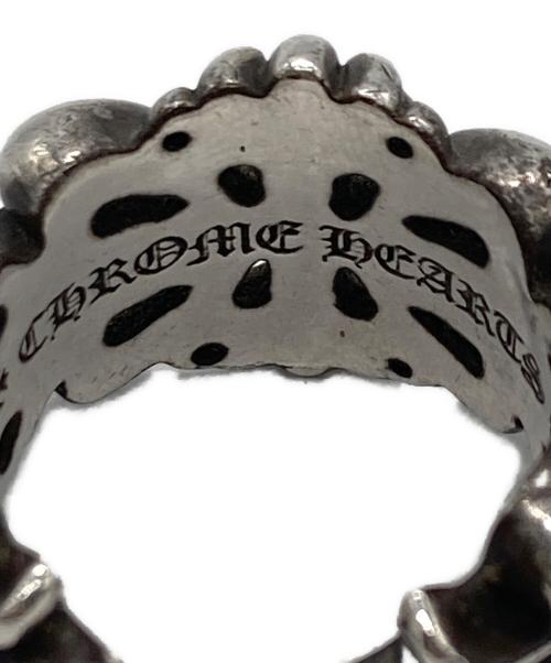 CHROME HEARTS（クロムハーツ）CHROME HEARTS (クロムハーツ) ダブルフローラルクロス シルバーリング シルバー サイズ:22号の古着・服飾アイテム