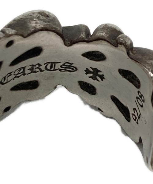 CHROME HEARTS（クロムハーツ）CHROME HEARTS (クロムハーツ) ダブルフローラルクロス シルバーリング シルバー サイズ:22号の古着・服飾アイテム