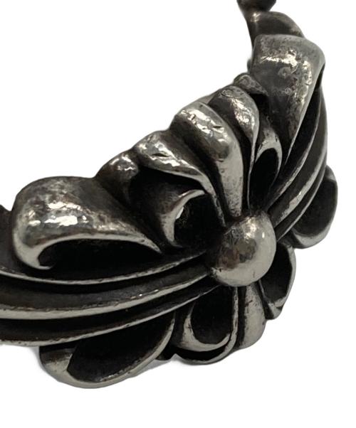 CHROME HEARTS（クロムハーツ）CHROME HEARTS (クロムハーツ) ダブルフローラルクロス シルバーリング シルバー サイズ:22号の古着・服飾アイテム