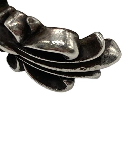 CHROME HEARTS（クロムハーツ）CHROME HEARTS (クロムハーツ) ダブルフローラルクロス シルバーリング シルバー サイズ:22号の古着・服飾アイテム