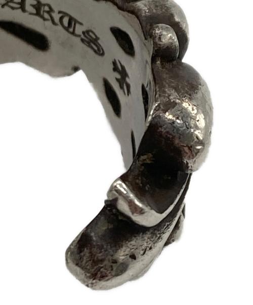 CHROME HEARTS（クロムハーツ）CHROME HEARTS (クロムハーツ) ダブルフローラルクロス シルバーリング シルバー サイズ:22号の古着・服飾アイテム