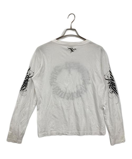 DRIES VAN NOTEN（ドリスヴァンノッテン）DRIES VAN NOTEN (ドリスヴァンノッテン) ロングスリーブカットソー ホワイト サイズ:Ⅿの古着・服飾アイテム