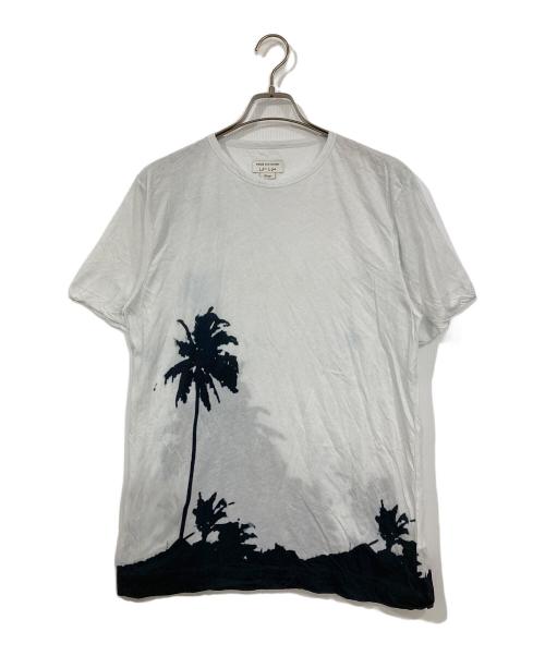 DRIES VAN NOTEN（ドリスヴァンノッテン）DRIES VAN NOTEN (ドリスヴァンノッテン) LEN LYE (レン・ライ) プリントTシャツ ホワイト サイズ:Lの古着・服飾アイテム