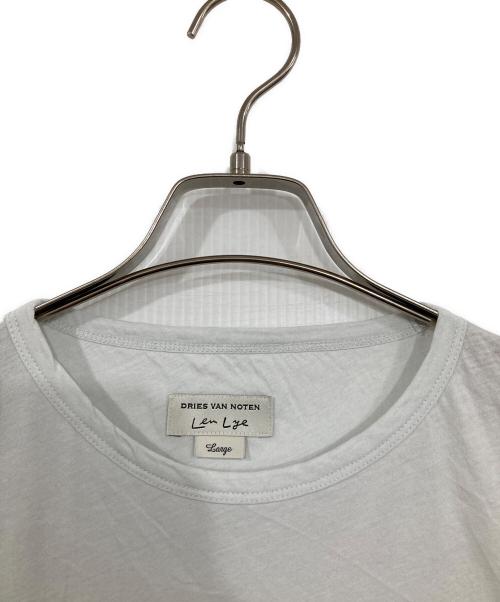 DRIES VAN NOTEN（ドリスヴァンノッテン）DRIES VAN NOTEN (ドリスヴァンノッテン) LEN LYE (レン・ライ) プリントTシャツ ホワイト サイズ:Lの古着・服飾アイテム