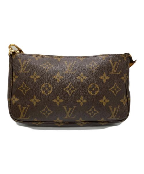 LOUIS VUITTON（ルイ ヴィトン）LOUIS VUITTON (ルイ ヴィトン) ショルダーポーチ/モノグラム/ポシェット・アクセソワール ブラウンの古着・服飾アイテム