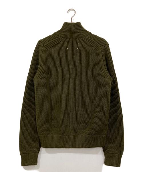 Maison Margiela（メゾンマルジェラ）Maison Margiela (メゾンマルジェラ) ドライバーズニット カーキ サイズ:Mの古着・服飾アイテム