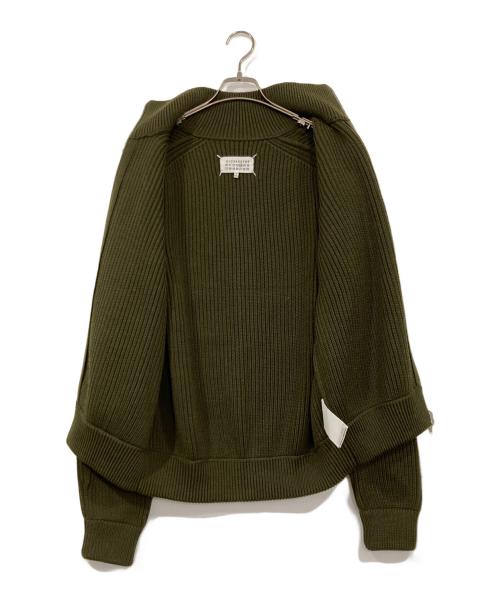 Maison Margiela（メゾンマルジェラ）Maison Margiela (メゾンマルジェラ) ドライバーズニット カーキ サイズ:Mの古着・服飾アイテム