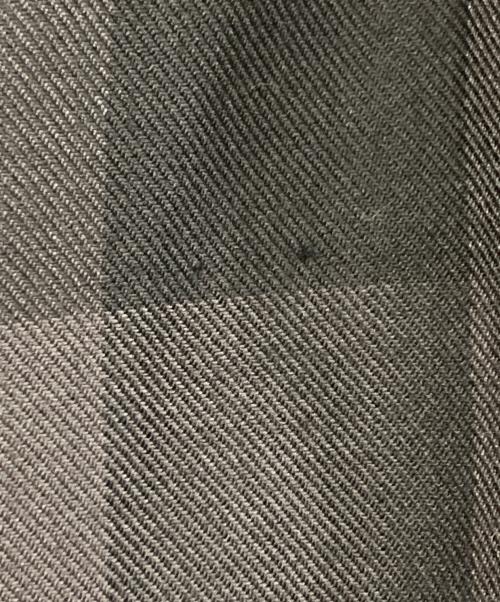 sacai（サカイ）sacai (サカイ) ドローコードバッファローチェックシャツジャケット グレー サイズ:2の古着・服飾アイテム