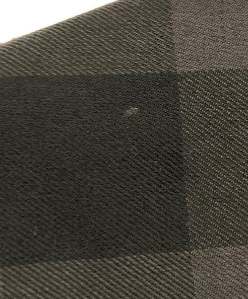 sacai（サカイ）sacai (サカイ) ドローコードバッファローチェックシャツジャケット グレー サイズ:2の古着・服飾アイテム