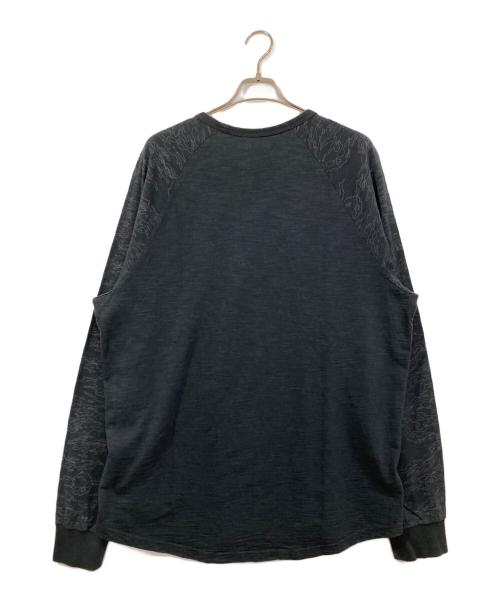 HARLEY-DAVIDSON（ハーレーダビッドソン）HARLEY-DAVIDSON (ハーレーダビッドソン) スカルロングTシャツ ブラック サイズ:XLの古着・服飾アイテム