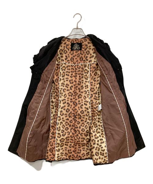 伊太利屋 GK（イタリヤ）伊太利屋 GK (イタリヤ) フリルコート ブラック サイズ:9の古着・服飾アイテム