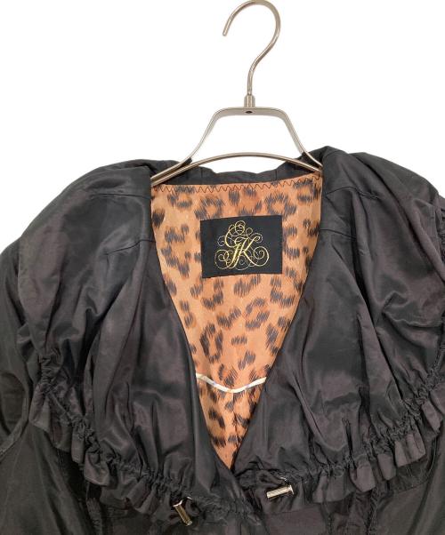 伊太利屋 GK（イタリヤ）伊太利屋 GK (イタリヤ) フリルコート ブラック サイズ:9の古着・服飾アイテム