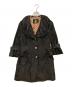 伊太利屋 GK（イタリヤ）の古着「フリルコート」｜ブラック