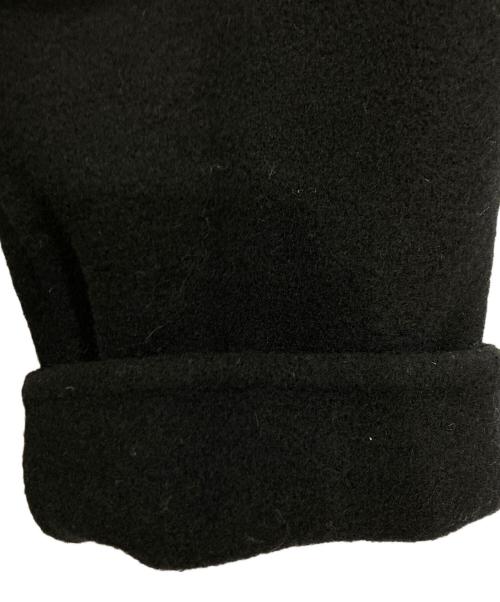 HERNO（ヘルノ）HERNO (ヘルノ) フォックスファーディティールウールショートコート ブラック サイズ:44の古着・服飾アイテム