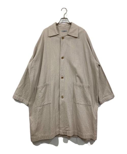 HANORU（ハノル）HANORU (ハノル) コットンリネンコート ベージュ サイズ:FREEの古着・服飾アイテム