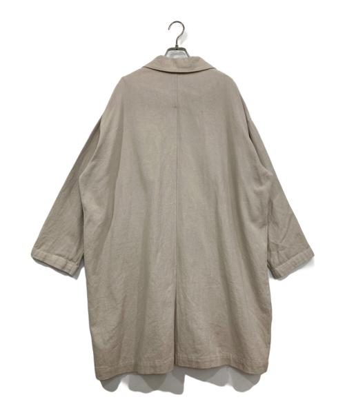 HANORU（ハノル）HANORU (ハノル) コットンリネンコート ベージュ サイズ:FREEの古着・服飾アイテム