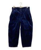 Porter Classicポータークラシック）の古着「CORDUROY CLASSIC PANTS」｜ネイビー