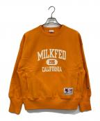 Champion REVERSE WEAVE×MILK FED.チャンピオン リバース ウィーブ×ミルクフェド）の古着「SWEAT TOP」｜オレンジ