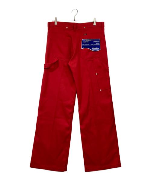 DAIRIKU（ダイリク）DAIRIKU (ダイリク) ペインターパンツ レッド サイズ:Lの古着・服飾アイテム