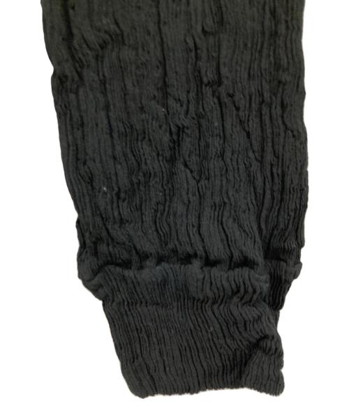 HaaT（ハート）Haat (ハート イッセイ ミヤケ) KYO CHIJIMIカットソー ブラック サイズ:4の古着・服飾アイテム