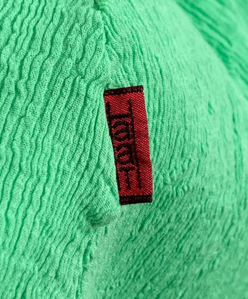 HaaT（ハート）Haat (ハート イッセイ ミヤケ) プリーツワンピース グリーン サイズ:2の古着・服飾アイテム