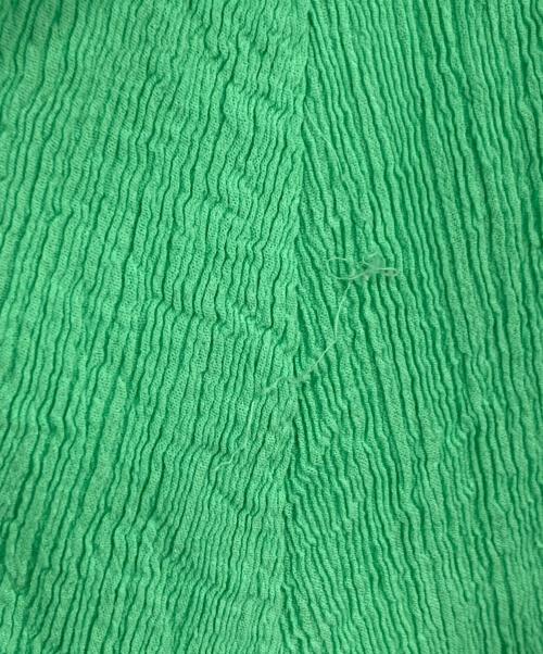 HaaT（ハート）Haat (ハート イッセイ ミヤケ) プリーツワンピース グリーン サイズ:2の古着・服飾アイテム