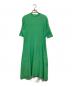 Haat（ハート イッセイ ミヤケ）の古着「プリーツワンピース」｜グリーン